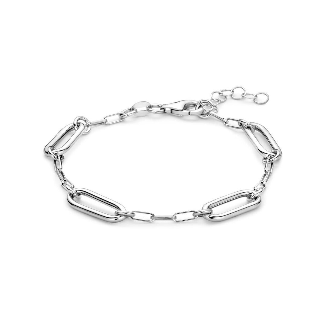 Gerhodineerde 925 zilveren damesarmband