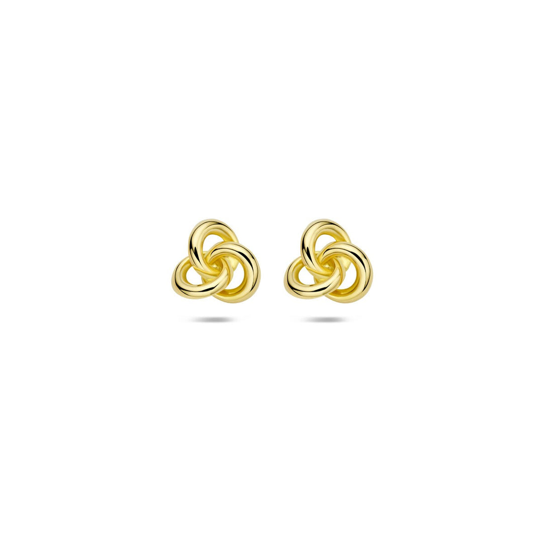 9k gouden oorknopjes 7 mm – geelgoud