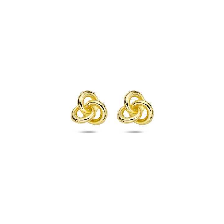 9k gouden oorknopjes 7 mm – geelgoud