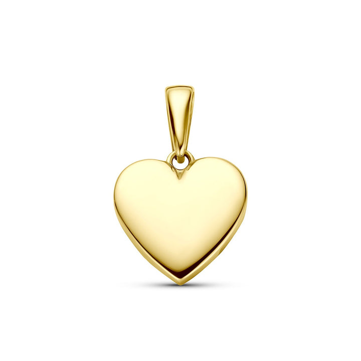 9k Geelgouden hanger hart