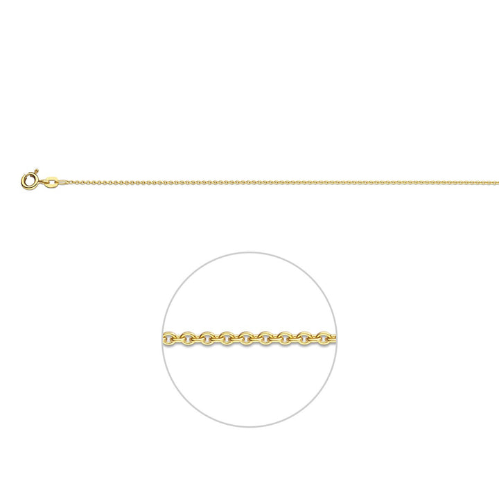 9k Geelgouden Anker Ketting