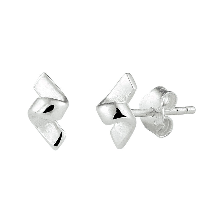 Ohrstecker silberweiß