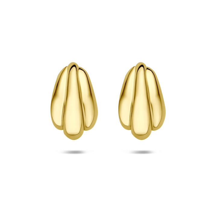 Verguld 925 Zilveren Stekeroorbellen 16,5 x 10 mm Dames