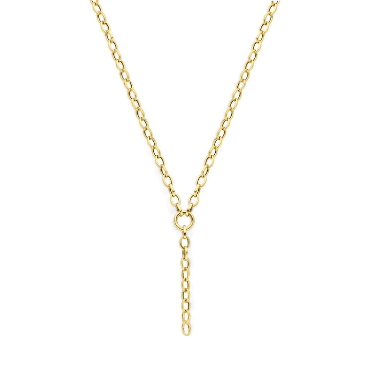 14k geelgouden Y-collier
