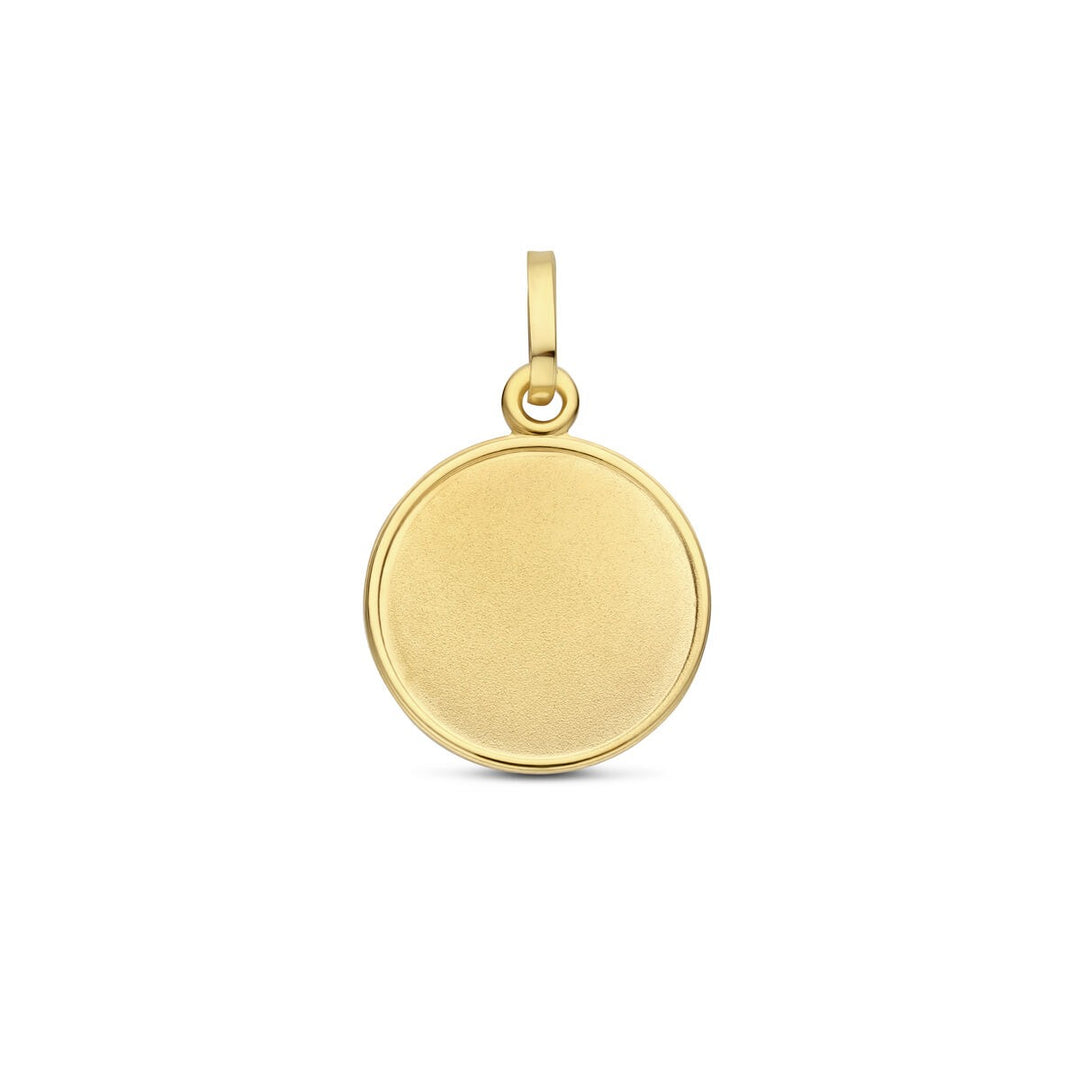 14k geelgouden graveerhanger – subtiel en betekenisvol