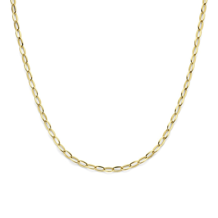 14k Geelgouden anker collier dames