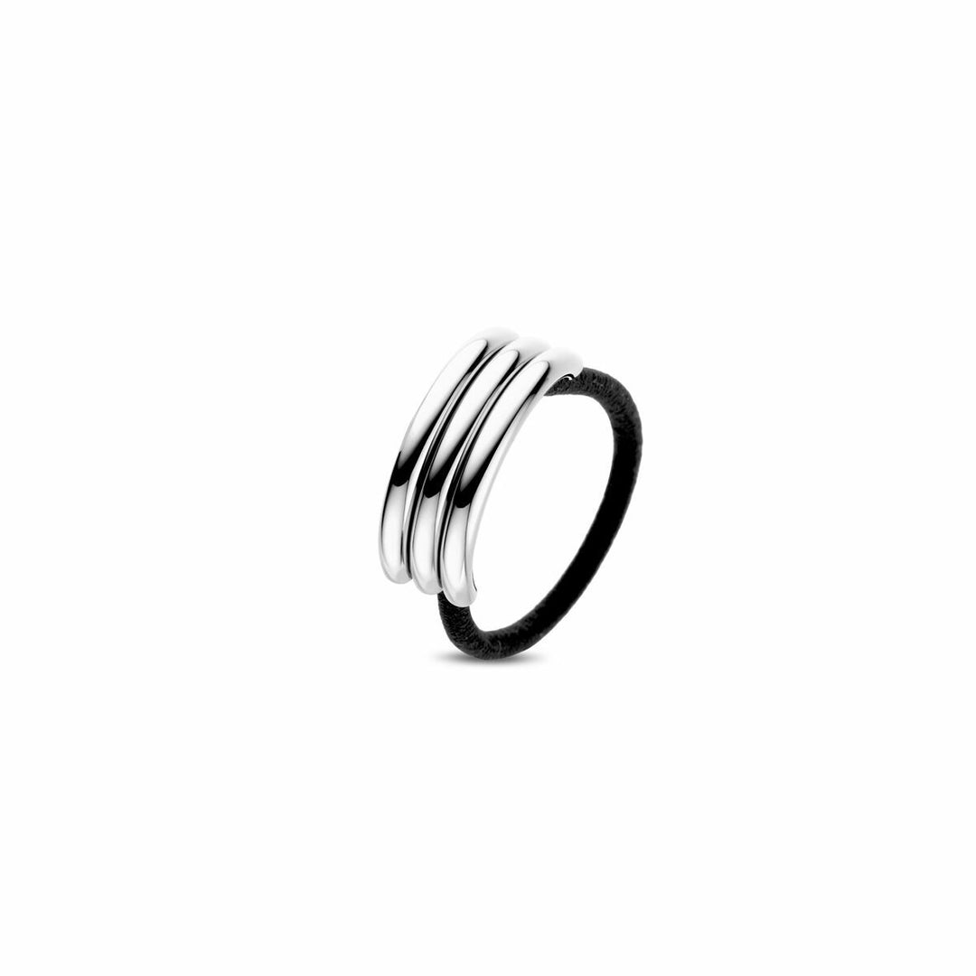 Stalen hair cuff zilverkleurig – 12x34 mm