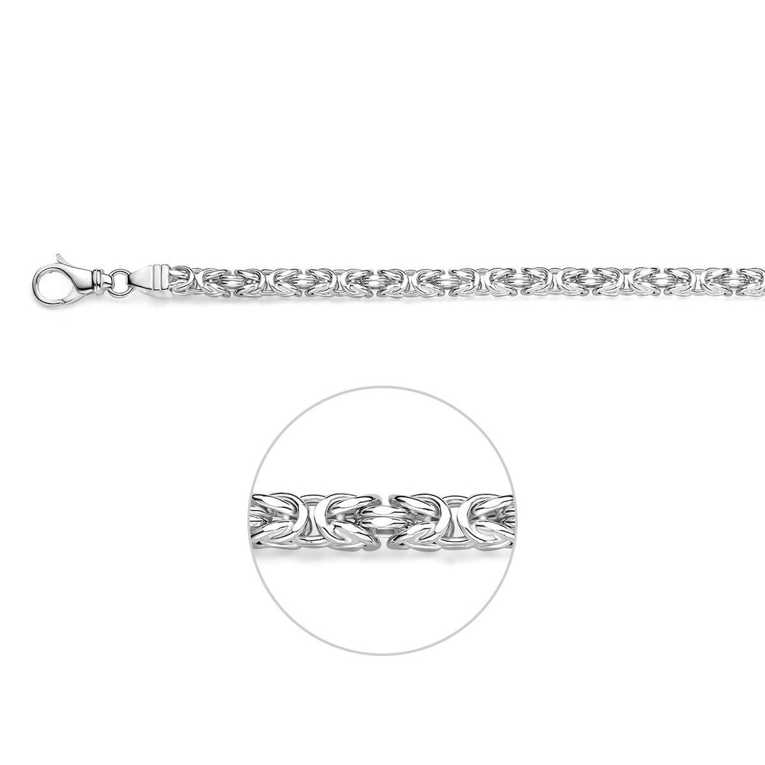 925 Zilveren Koningsketting 5,6 mm Heren