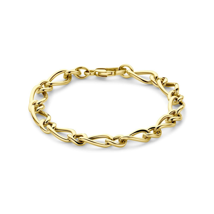 14k geelgouden anker armband 19 cm