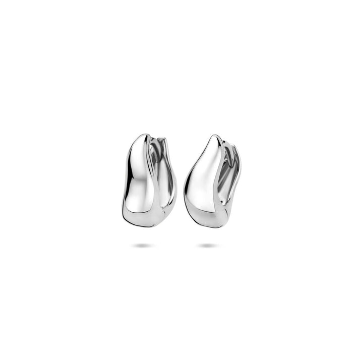 Zilveren klapoorringen – gerhodineerd 925 zilver, 12 x 5,5 mm