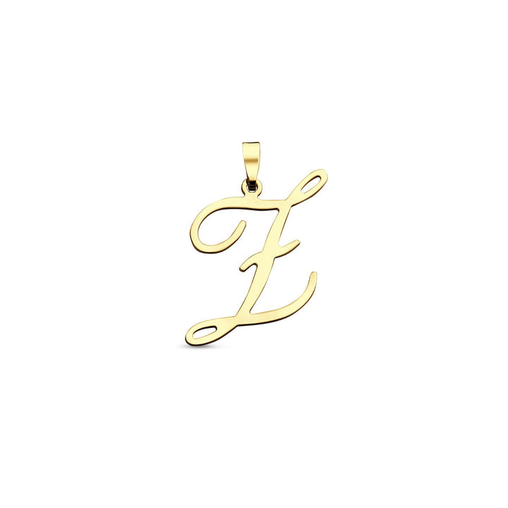 14k Geelgouden dames hanger in lettervorm – 17 x 19 mm