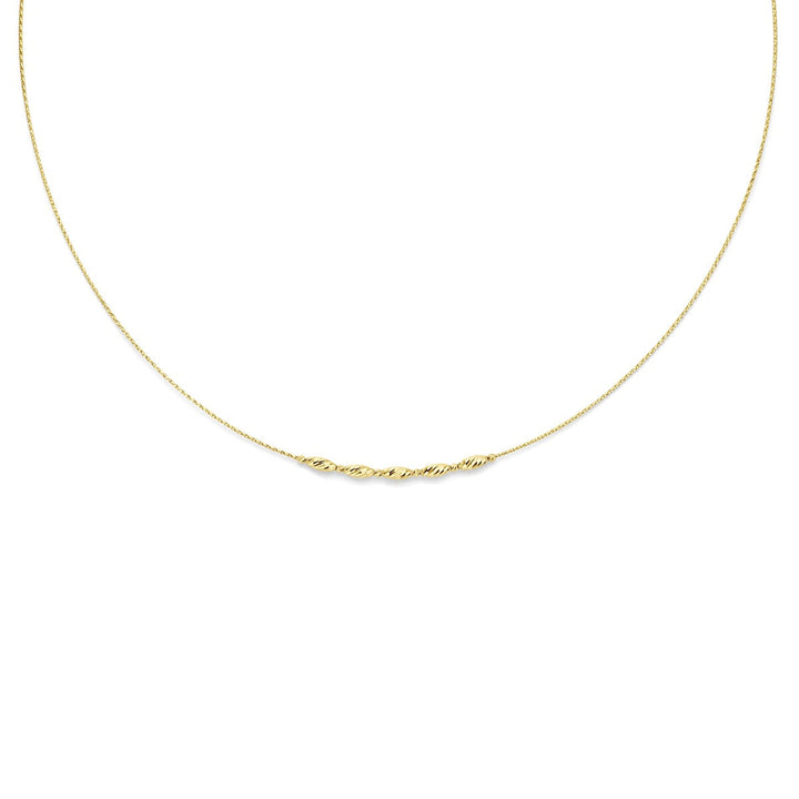 Gouden ketting – 14k geelgoud met verstelbare lengte, 3 mm