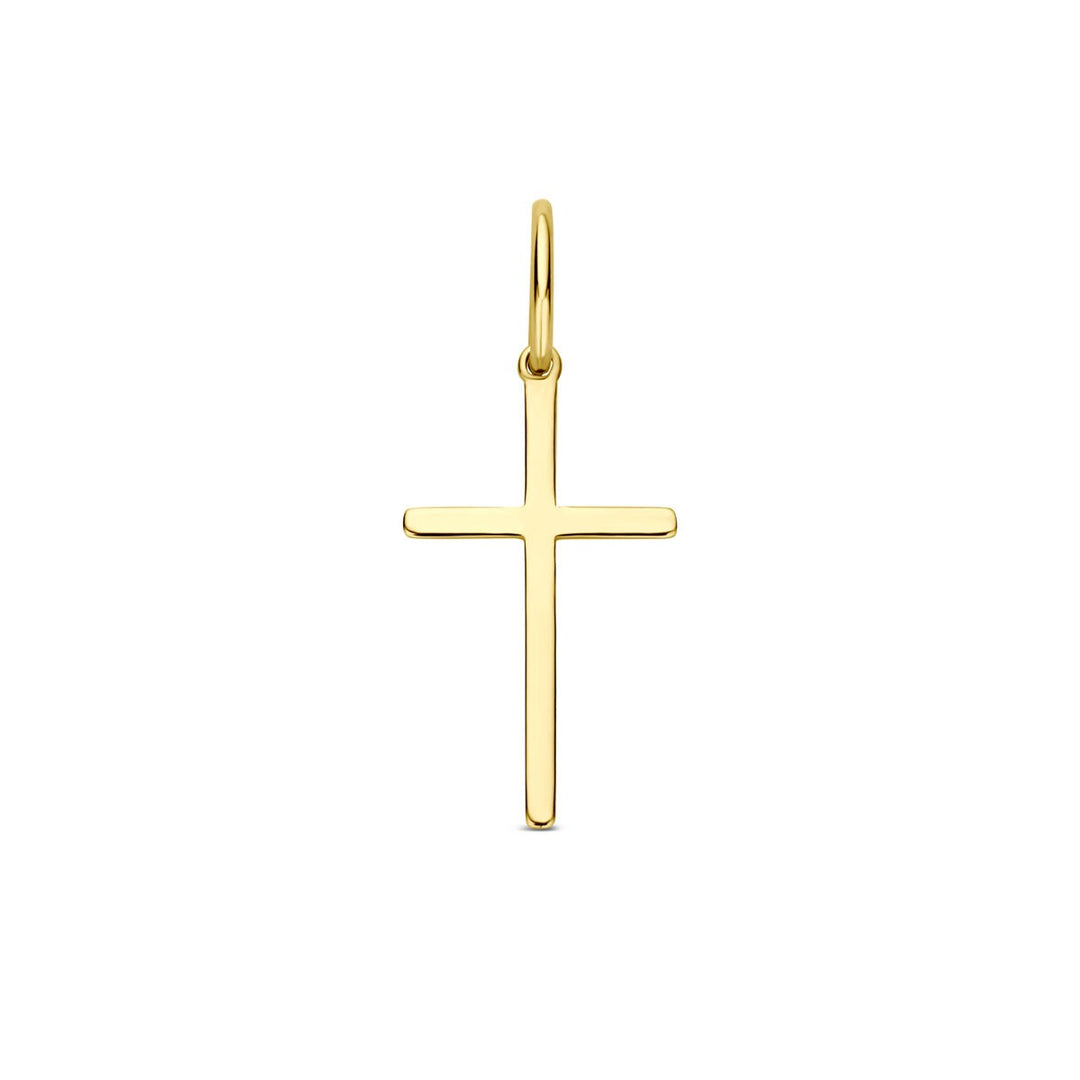 9k geelgouden hanger kruis
