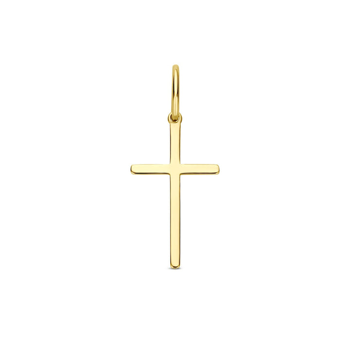 9k geelgouden hanger kruis