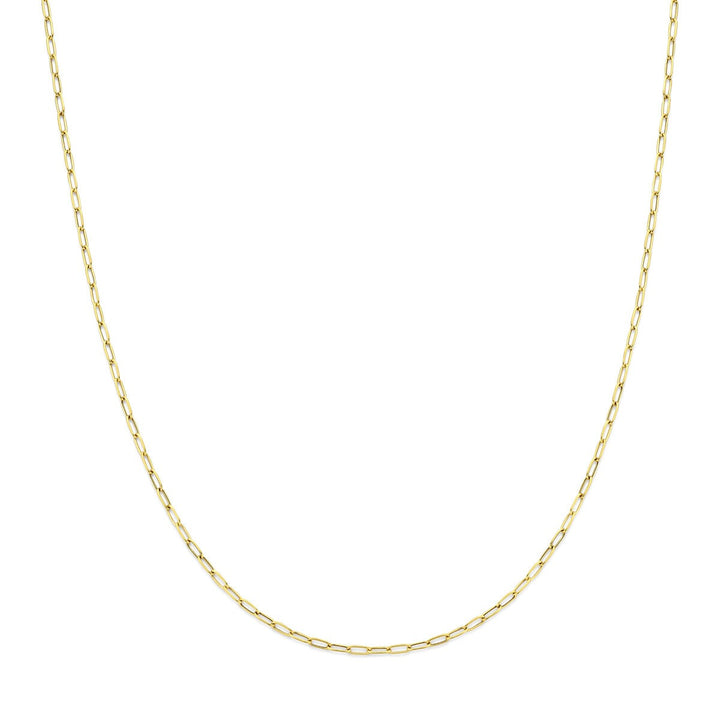 14k geelgouden collier met ankerschakel