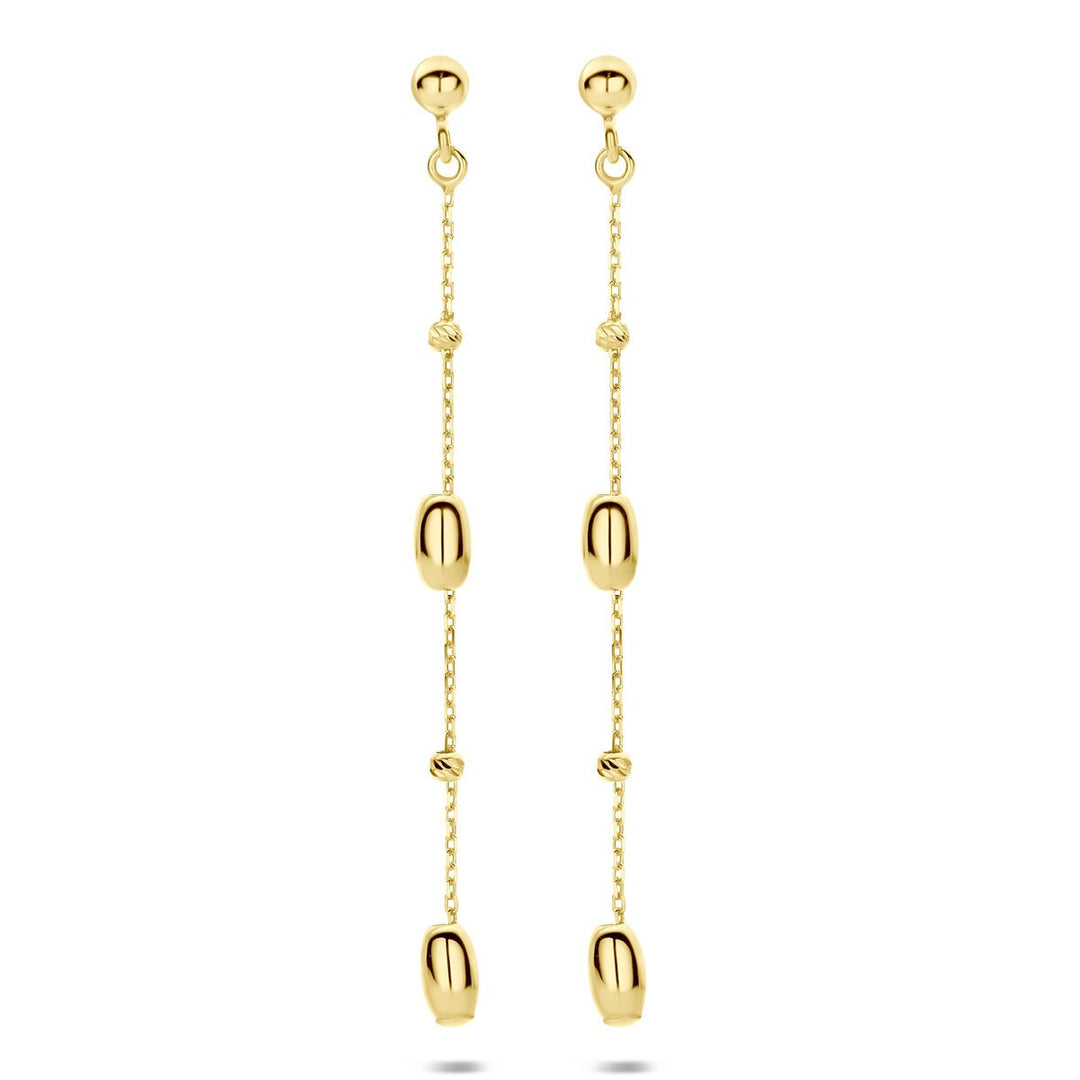 14k Geelgouden Oorhangers 50 mm