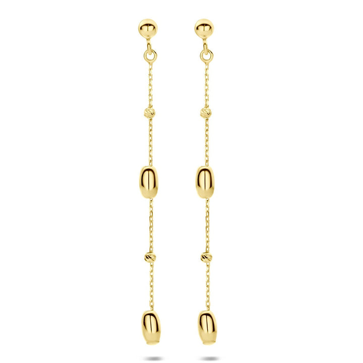 14k Geelgouden Oorhangers 50 mm
