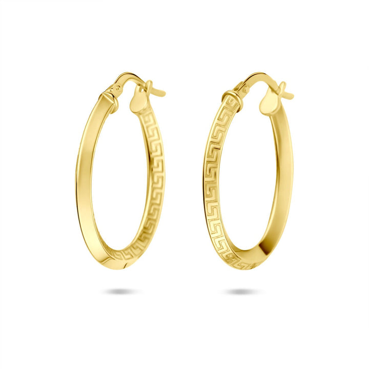 Gouden oorringen dames – 14k Silgold met zilveren kern 2,5 mm
