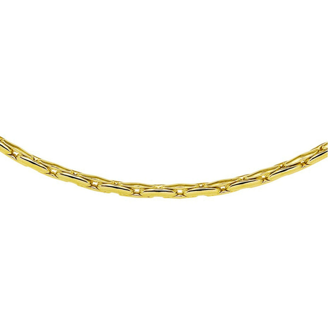 9k Geelgoud Silgold Cardano Collier