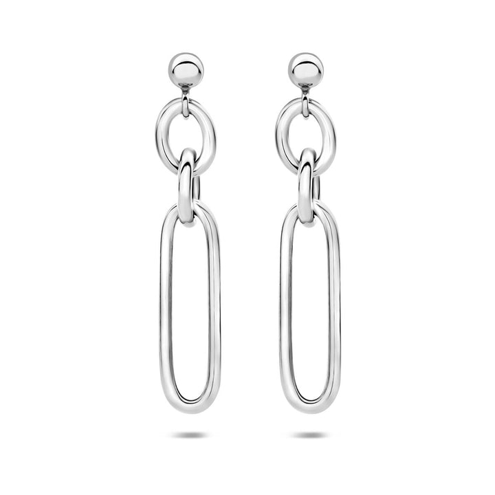 Gerhodineerd Zilveren Oorhangers