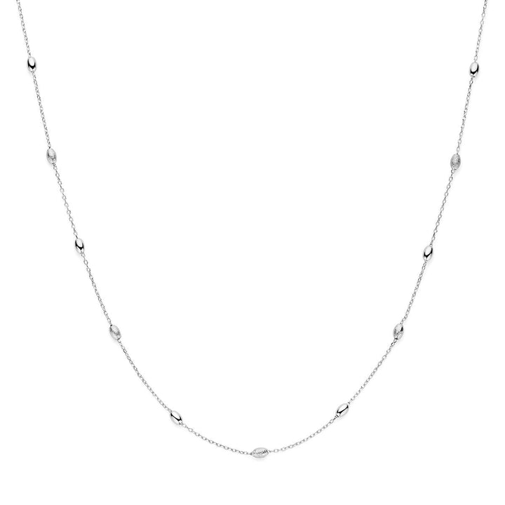 Gerhodineerd 925 zilveren collier