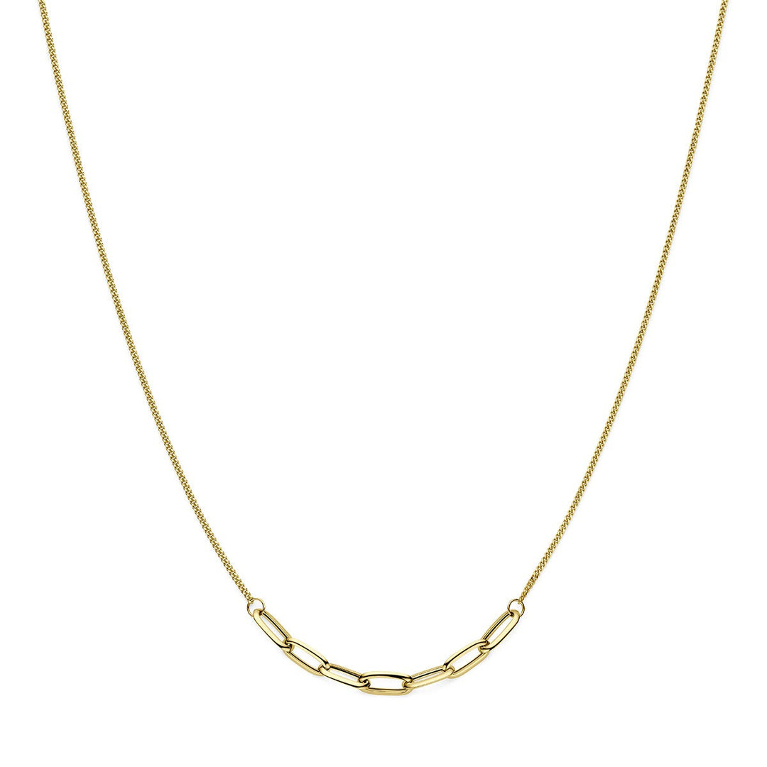 14k Geelgouden dames collier