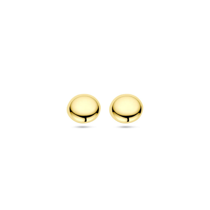 9k gouden oorknopjes halfbol