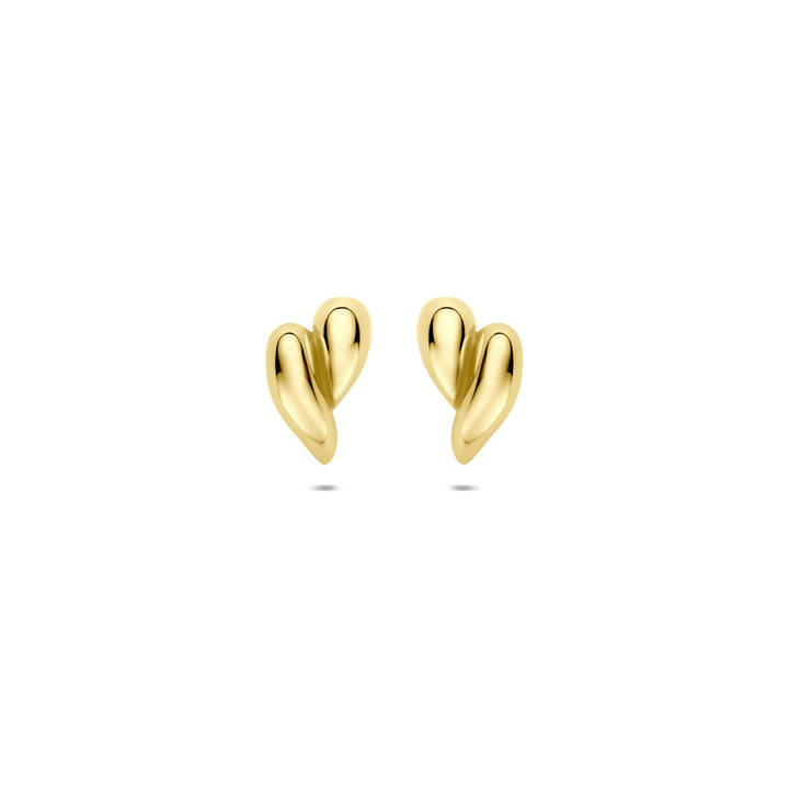 9k Geelgouden stekeroorringen
