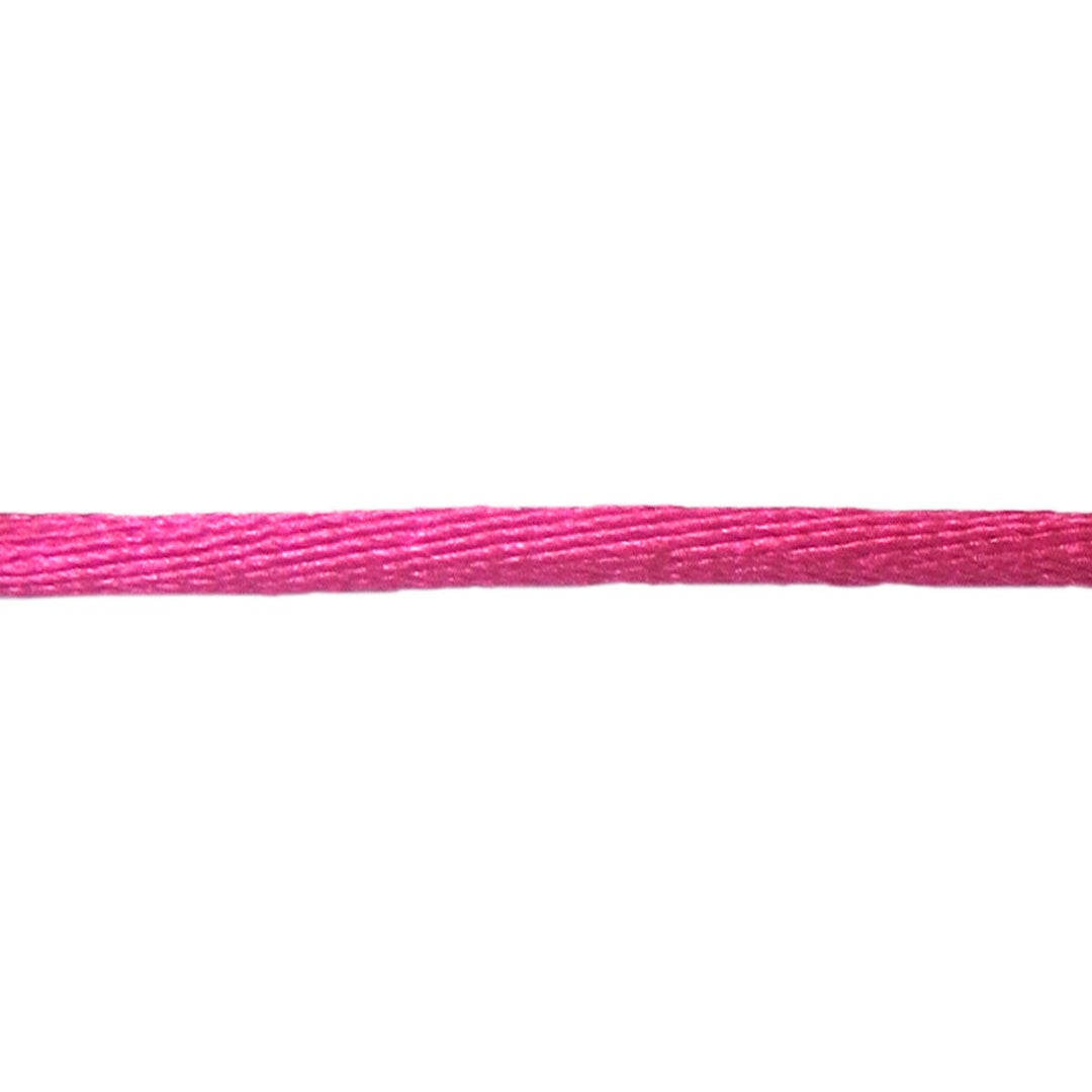 loose satin cord fuchsia 38 cm accessories