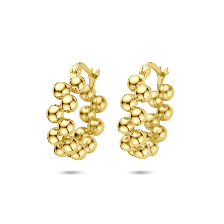 Verguld zilveren oorringen – 925 zilver