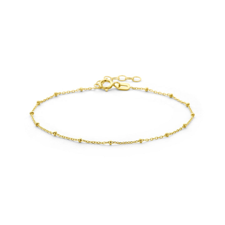 9k Geelgouden armband bolletjes