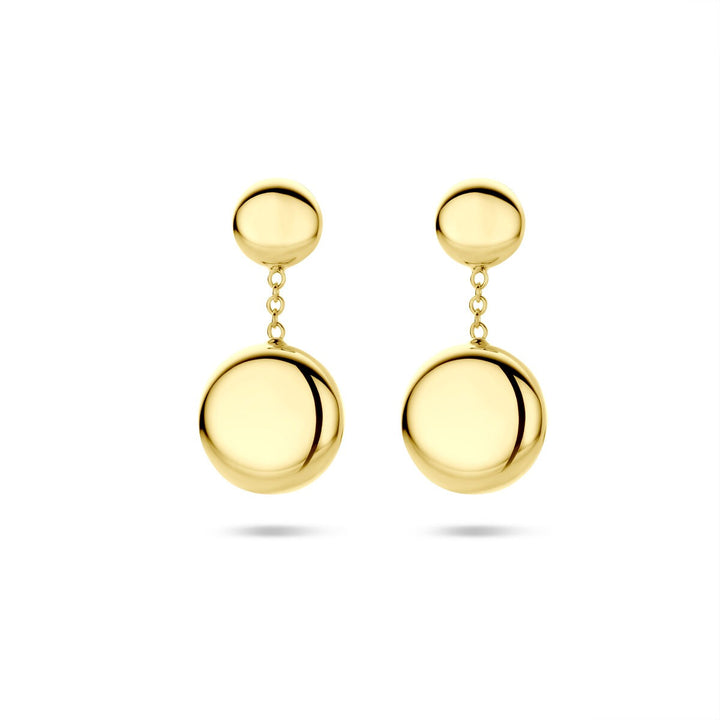 14k Geelgouden dames oorhangers