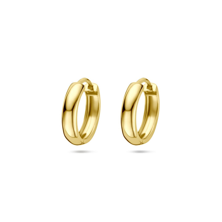 Gouden oorringen 14k – 15 x 3,5 mm