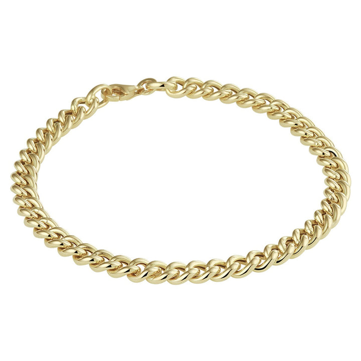 14k geelgouden gourmet armband – dames 5,2 mm 19 cm