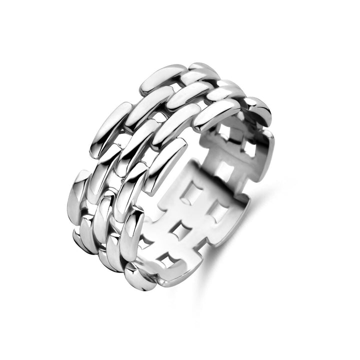 Gerhodineerd zilveren ring 7.5 mm