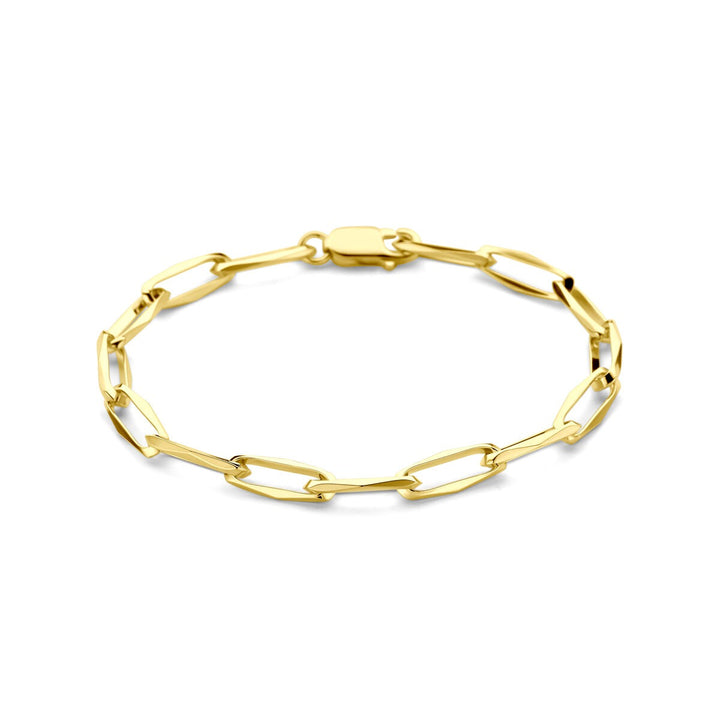14k Geelgouden Closed Forever armband 5.5mm