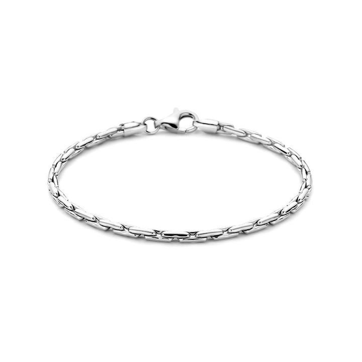 bracelet cardano 2.7 mm 18.5 cm silver rhodium plated