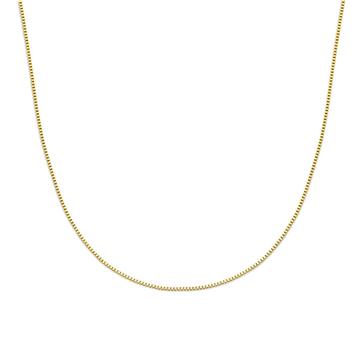 Stalen dames ketting met geelgouden ion plating