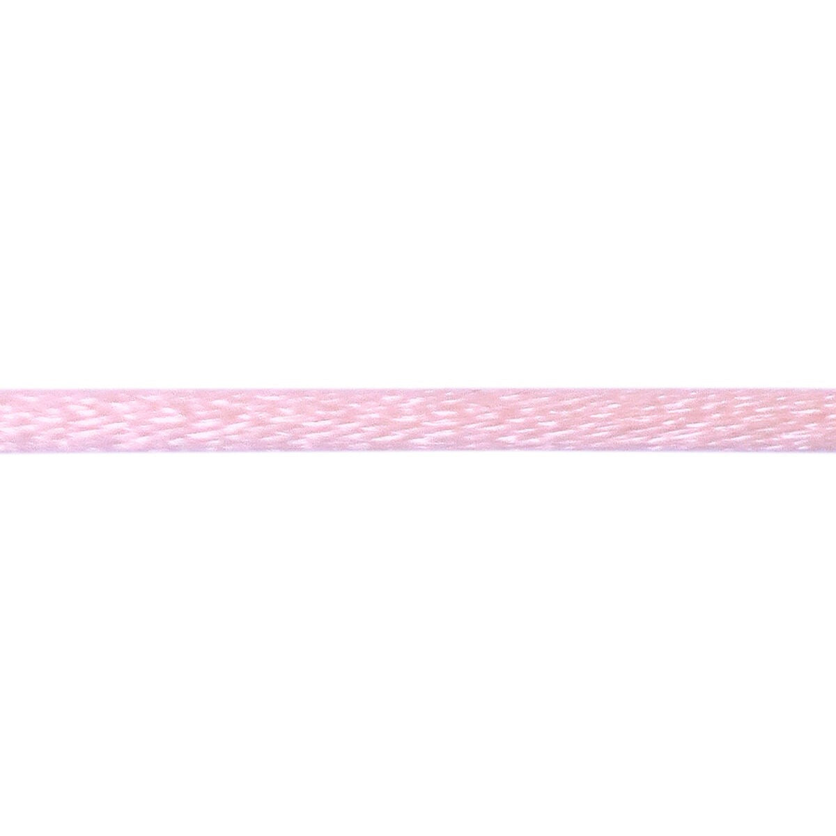 Roze satijnen koord van 38 cm, geschikt voor knooparmbandjes, met een glanzende afwerking.