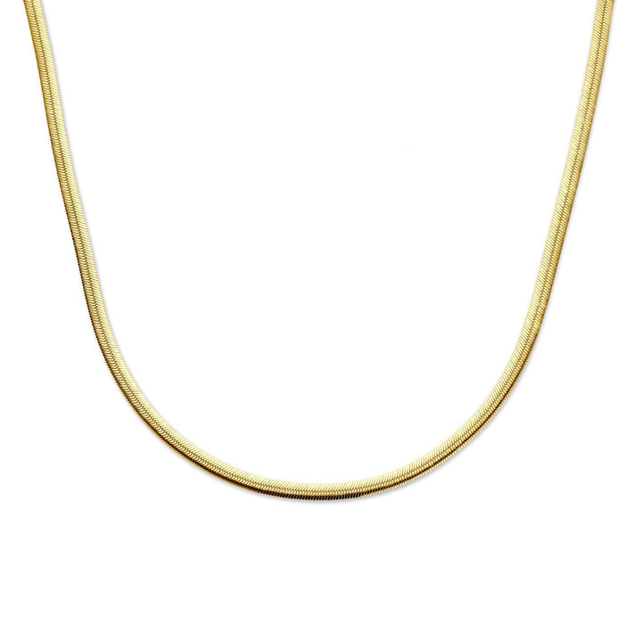 Gourmette ketting verguld – 925 zilver met geelgouden plating, 4.6 mm
