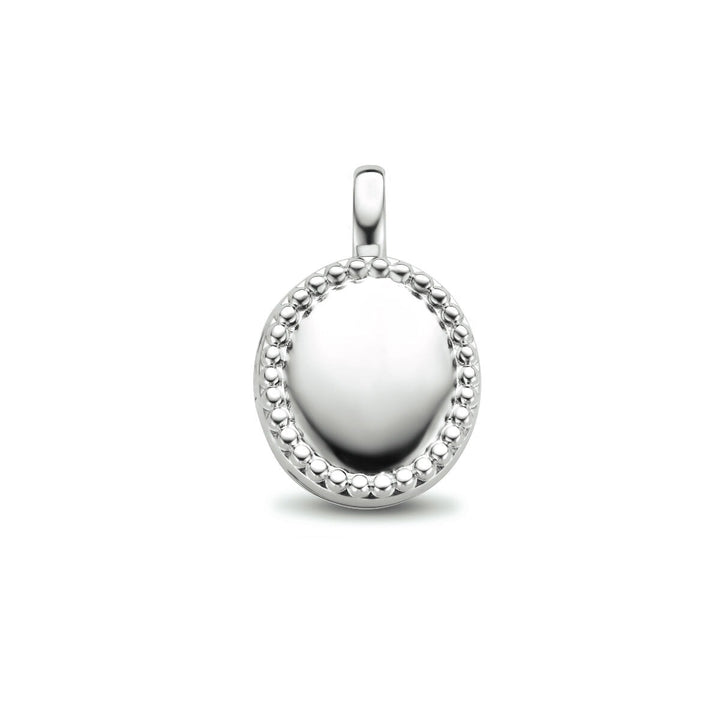 Zilveren Ketting Met Hanger Medaillon Ovaal