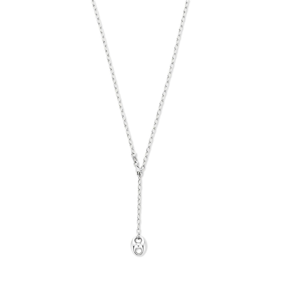 925 Zilveren ketting met hanger koffieboon
