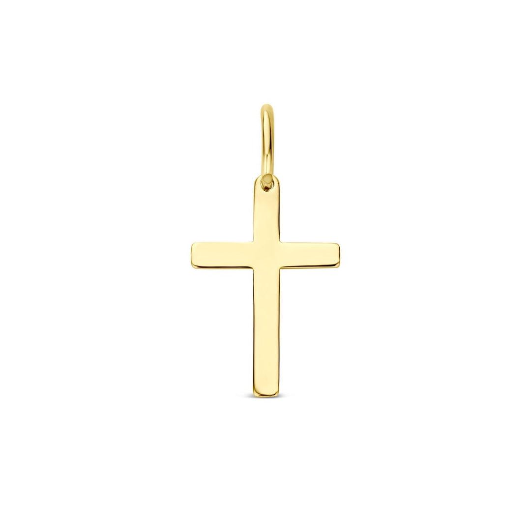 9k geelgouden hanger kruis