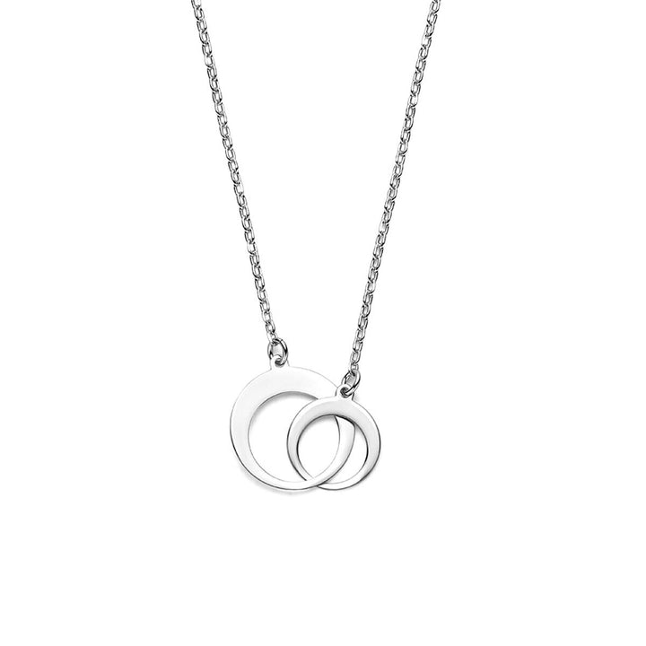 Zilveren collier gerhodineerd 925 anker schakel – 40 + 4 cm