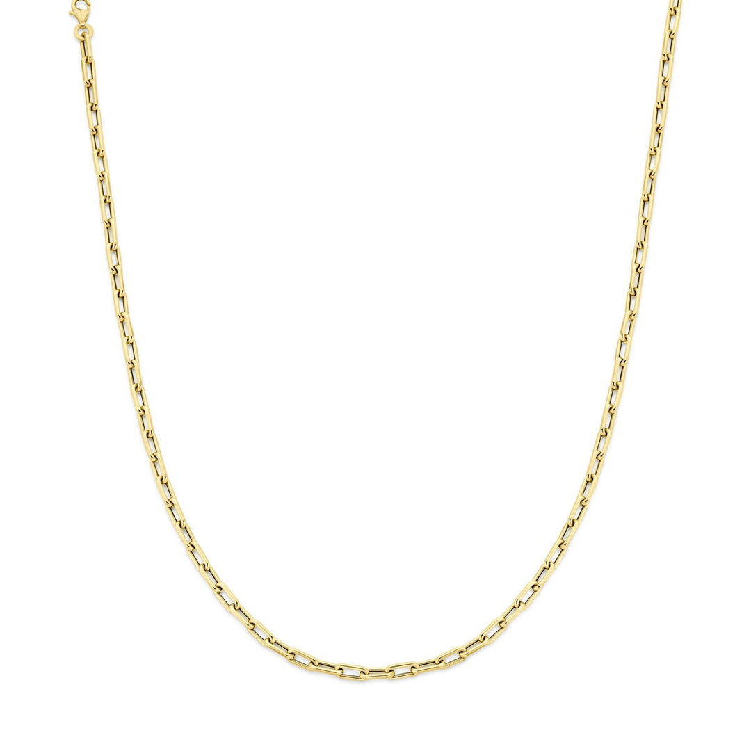 14k geelgouden anker ketting