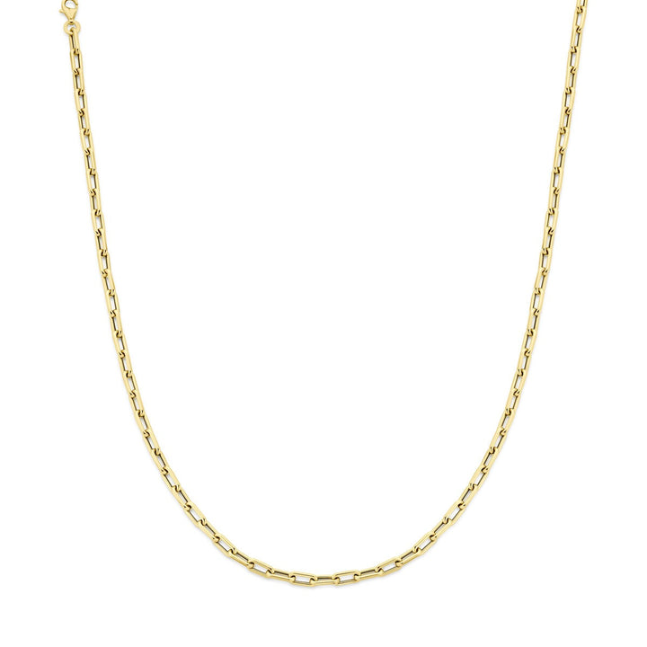 14k geelgouden anker ketting