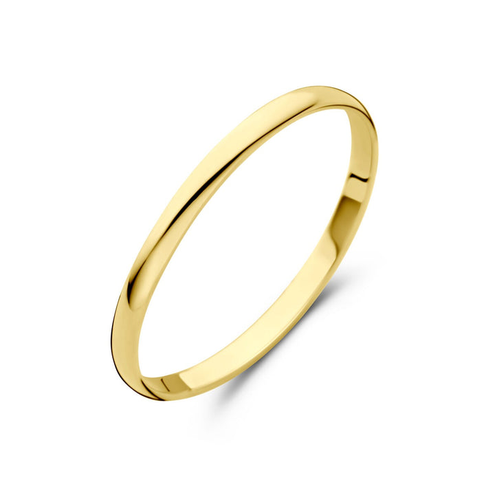 14k Geelgouden damesring – 1,5 mm