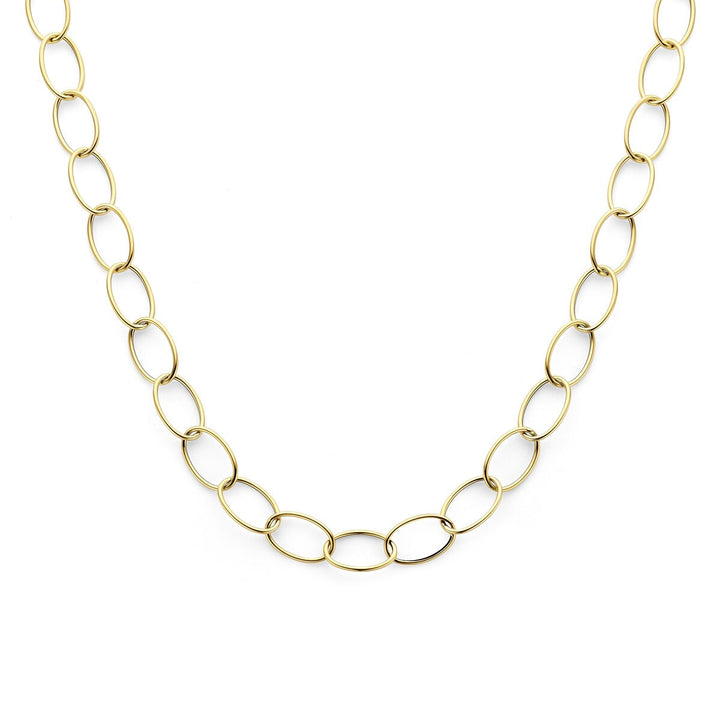 14k Geelgouden anker collier dames