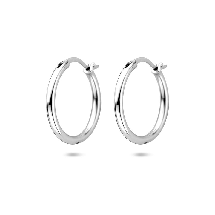 Zilveren oorringen – gerhodineerd 925 zilver