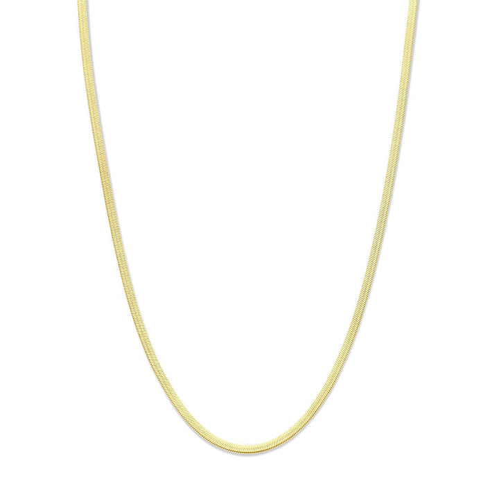 Goudkleurig stalen omega collier 3mm – 40-45cm